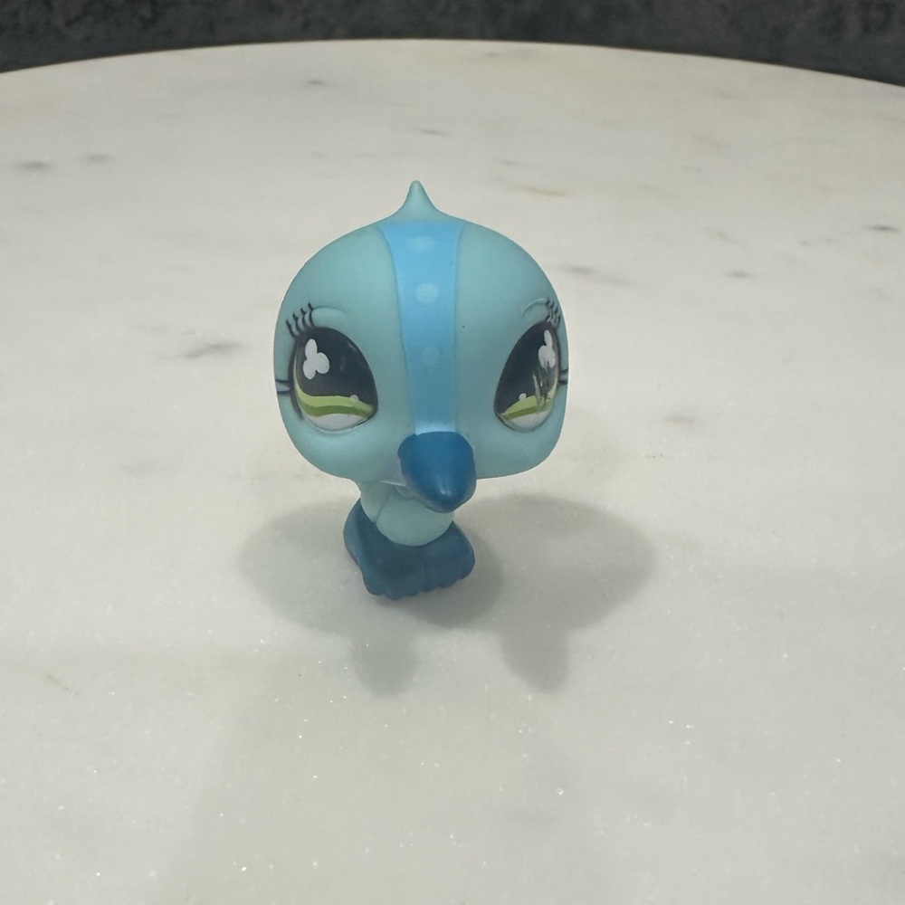 LPS #846 Hummingbird Blue 2008 Authentic Toy Hasbro Collector Littlest Pet Shop